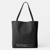 Textura #1 de la obra Maritimo Tote Bag (Achterkant)