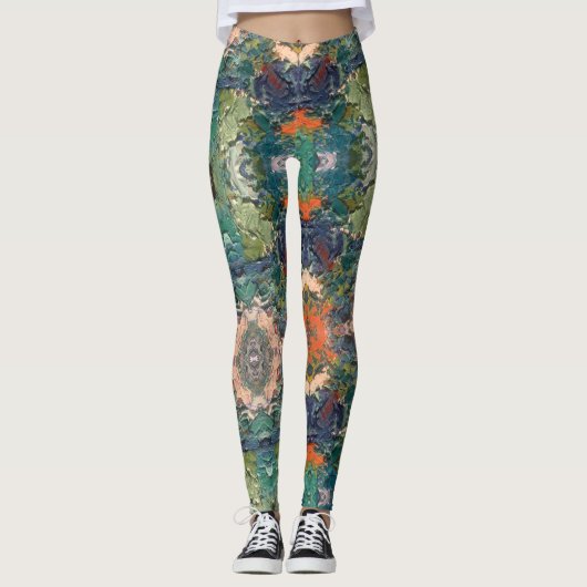 Textura #1 de la obra Viendo a travez de los ojos Leggings (Voorkant)