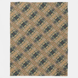 Textura #1 de obra Amanecer Fleece Deken