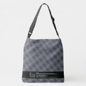 Textura #1 de obra La roca Crossbody Tas (Achterkant)