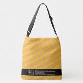 Textura #26 de obra Horizonte Crossbody Tas (Achterkant)