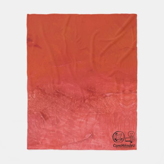 Textura #2 de la obra Fantasía y realidad Fleece Deken (Voorkant)