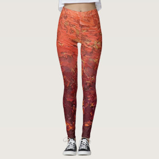 Textura #2 de la obra La puesta del sol Leggings