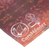 Textura #2 de la obra La puesta del sol Tafelkleed (Gekanteld)