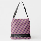 Textura #2 de obra Horizonte Crossbody Tas (Achterkant)