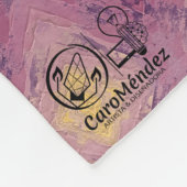 Textura #2 de obra Horizonte Fleece Deken (Hoek)