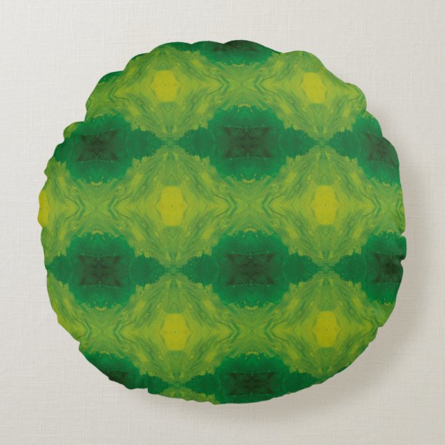 Textura #31 de la obra Nuit Rond Kussen (Voorkant)