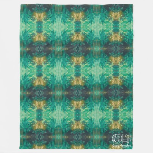 Textura #33 de la obra Nuit Fleece Deken (Voorkant)