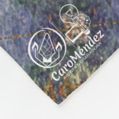 Textura #3 de obra Amanecer Fleece Deken (Hoek)