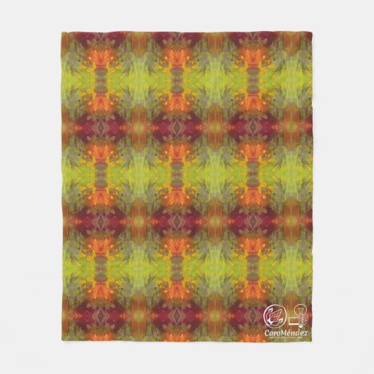 Textura #42 de la obra Nuit Fleece Deken (Voorkant)