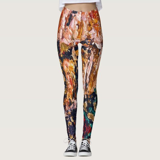 Textura #47 de obra Amanecer Leggings (Voorkant)