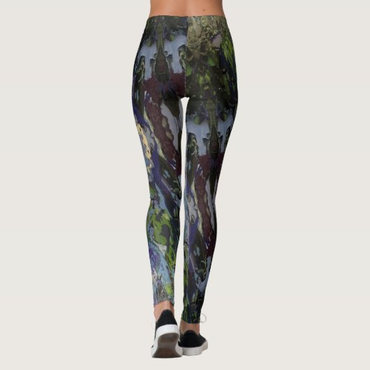 Textura #4 de la obra Maritimo Leggings (Achterkant)