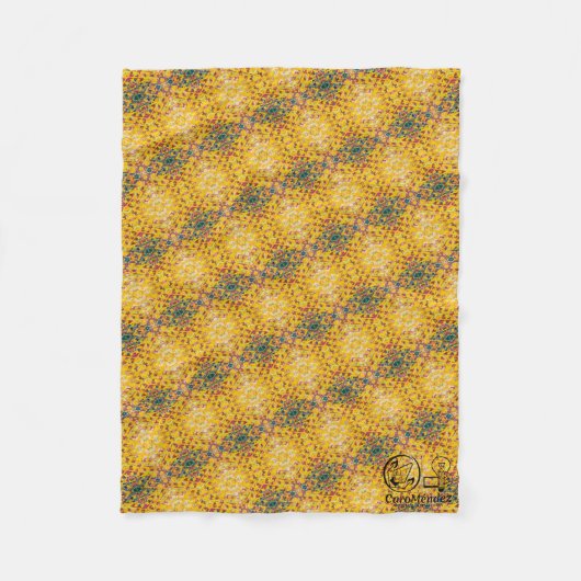 Textura #4 de la obra Piña. SERIE Fleece Deken (Voorkant)