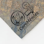 Textura #4 de obra Amanecer Fleece Deken (Hoek)
