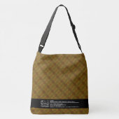 Textura #51 de la obra Nuit Crossbody Tas (Achterkant)