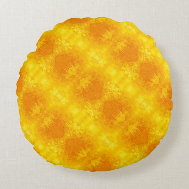 Textura #52 de la obra Nuit Rond Kussen (Voorkant)