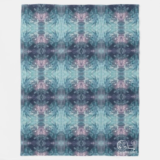 Textura #54 de la obra Nuit Fleece Deken (Voorkant)