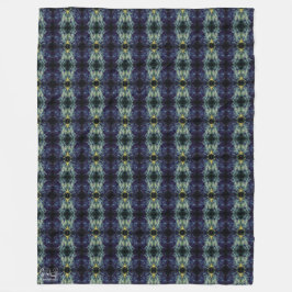 Textura #5.0 de la obra Cerezas Fleece Deken