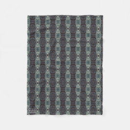 Textura #5 de la obra Cerezas Fleece Deken
