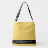 Textura #63 de la obra Nuit Crossbody Tas (Achterkant)