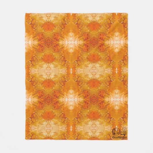 Textura #64 de la obra Nuit Fleece Deken (Voorkant)