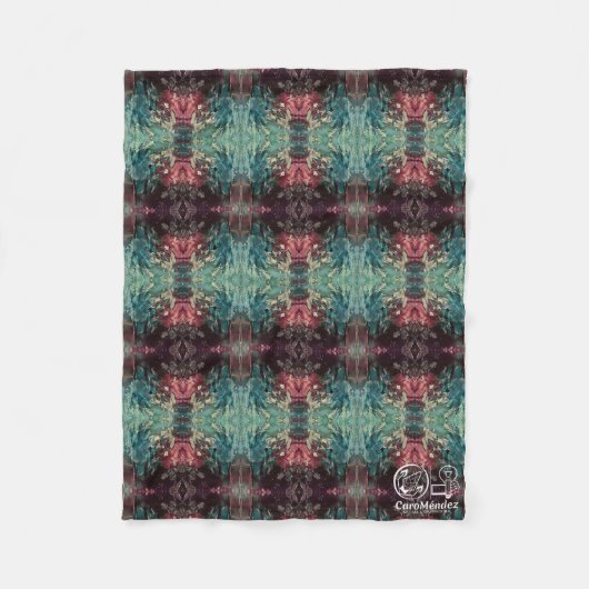 Textura #68 de la obra Nuit Fleece Deken (Voorkant)