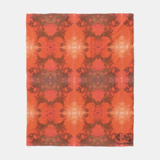 Textura #6 de la obra Nuit Fleece Deken (Voorkant)