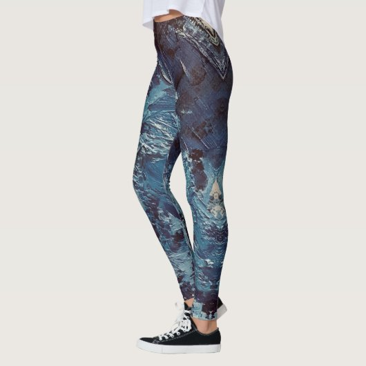 Textura #6 de obra Horizonte Leggings (Links)