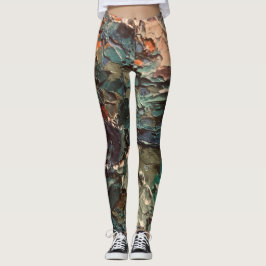 Textura #7 de la obra Viendo a travez de los ojos Leggings