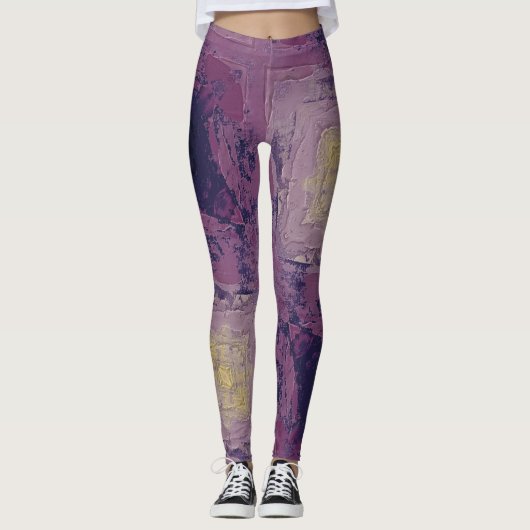 Textura #7 de obra Horizonte Leggings (Voorkant)