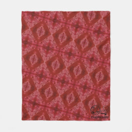 Textura #9 de la obra El corazón de los... Fleece Deken