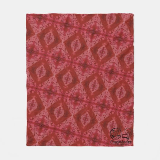 Textura #9 de la obra El corazón de los... Fleece Deken (Voorkant)