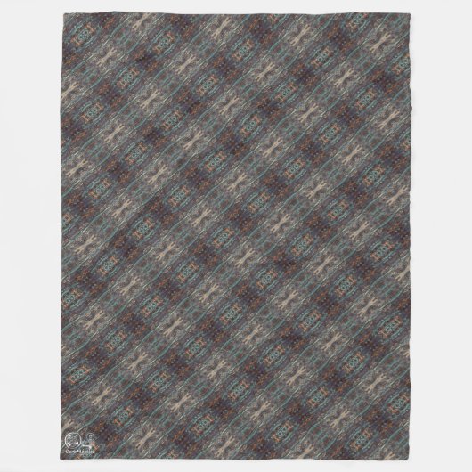 Textura #9 de obra La roca Fleece Deken (Voorkant)