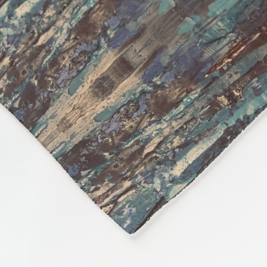 Textura #9 de obra La roca Fleece Deken (Hoek)