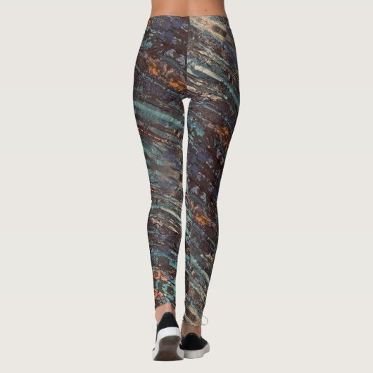 Textura #9 de obra La roca Leggings (Achterkant)