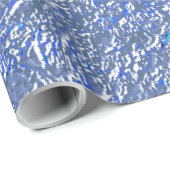 Textura rústica azul e efeito prateado cadeaupapier (Rol Hoek)