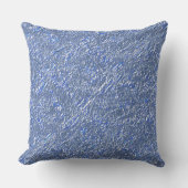 Textura rústica azul e efeito prateado kussen (Voorkant)