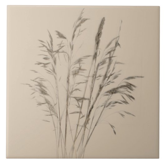 Textural Treasures of Winter (B) op een keramische Tegeltje (Voorkant)