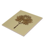 Textural Treasures of Winter on Ceramic Tile - D1 Tegeltje (Zijkant)