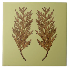 Textural Treasures of Winter on Ceramic Tile - D3 Tegeltje