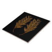 Textural Treasures of Winter on Ceramic Tile - D4 Tegeltje (Zijkant)