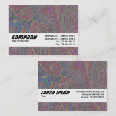 Texture Band - psychedelic Rock Visitekaartje (Voorkant / Achterkant)