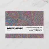 Texture Band - psychedelic Rock Visitekaartje (Achterkant)