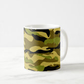 Texture camouflage soldier surface koffiemok (Voorkant rechts)