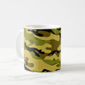 Texture camouflage soldier surface koffiemok (Voorkant links)