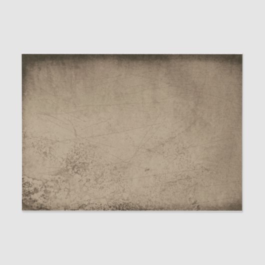 Texture Grunge Rustic Old Sepia Scratches  Tissuepapier (Voorkant)