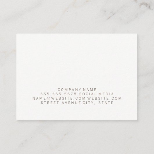 Texture Grunge Wood Sketched Pattern Visitekaartje (Achterkant)