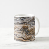 Texture marble abstract pattern koffiemok (Voorkant rechts)