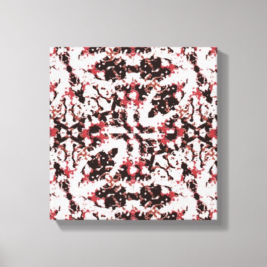 Texture Mosaic Abstract Design Canvas Afdruk (Voorkant)