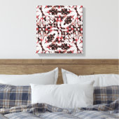 Texture Mosaic Abstract Design Canvas Afdruk (Insitu (Slaapkamer))